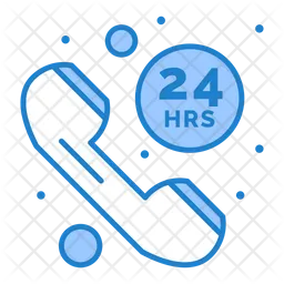 24 Stunden Service  Symbol