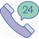 24 Stunden Service  Symbol