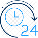 24 Stunden Service  Symbol