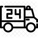 24 Stunden Service  Symbol