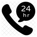 24 Stunden Service  Symbol