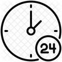 24 Stunden Service  Symbol