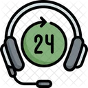 Kopfhorer Headset 24 Stunden Symbol