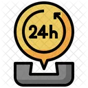 24 Stunden Support  Symbol