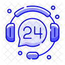 24 Stunden Support  Symbol