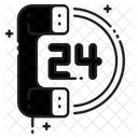 24 Stunden Support  Symbol