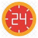 24 Stunden Support  Symbol