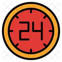 24 Stunden Support  Symbol