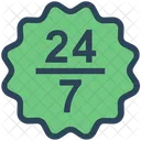 24/7  Symbol