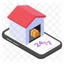 247 24 Hours Service Icon