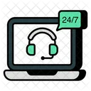 Customer Service Customer Support 247 Hr Helpline Icon
