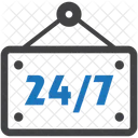 247 24 7 Service Icon