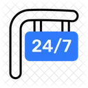 247 Services Customer Service Customer Support Icon