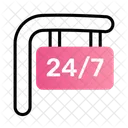 247 Services Customer Service Customer Support Icon