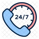 24/7 Support  Icon