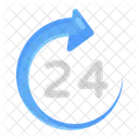 24/7-Support  Symbol