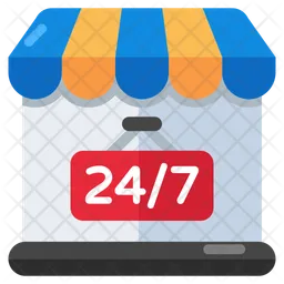 24/7Hr Shop  Icon