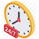 24 H Works Full Day All Time Icon