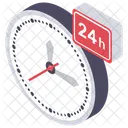 24 H Works Full Day All Time Icon