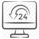 24hr Service  Icon