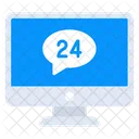 24 Hr Services 24 Hr Support Customer Support Icon