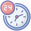 Full Service 24 Hours Customer Service Icon