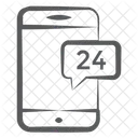 24hr Support  Icon