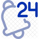 24 X 7 Notification Notification Alert Icon
