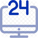 24 X 7 Service Support Service Icon