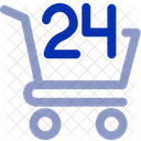24 X 7 Cart Shopping Cart Icon