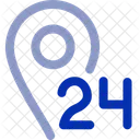 24 X 7 Location Location 24 X 7 Icon