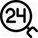 24x7 search  Icon