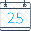 25 Calendar Xmas Day 25 Icon