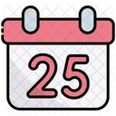 25 Date  Icon