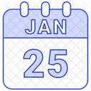 25 de enero  Icono