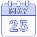 Mayo Calendario Fecha Icon