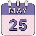 Mayo Calendario Fecha Icon