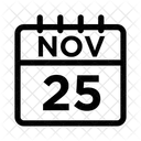 25 de noviembre  Icono