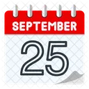25 de setembro  Ícone