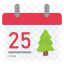25 December Christmas Day Christmas Day Icon
