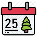 25 December Christmas Day Christmas Day Icon