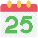 25 December Christmas 25 Icon