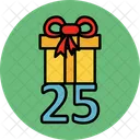 25 선물  아이콘