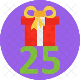 25 Gift  Icon