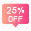 Percent Percentage Discount 아이콘