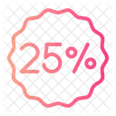 Percent Discount Percentage 아이콘