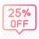 Percent Percentage Discount 아이콘