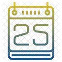 Mai Datum Des Inkrafttretens Der DSGVO Kalender Symbol