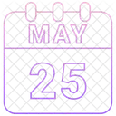 May Calendar Date Icon