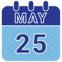 May Calendar Date Icon